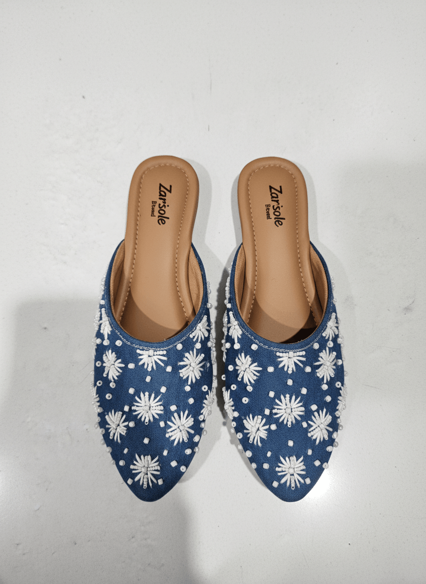 Denim Daisy Jutti