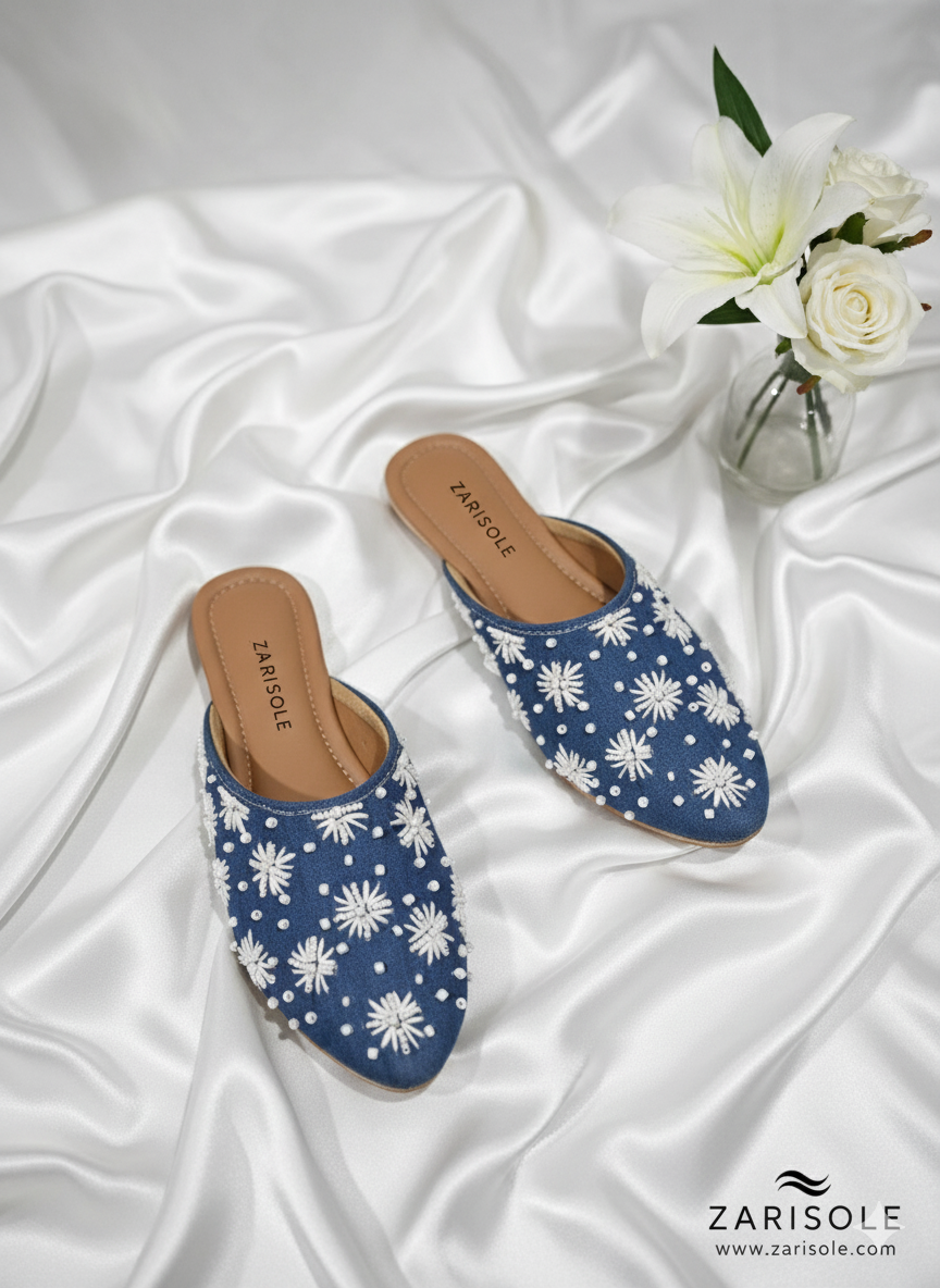 Denim Daisy Jutti