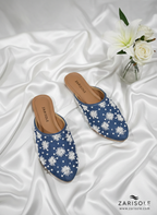 Denim Daisy Jutti - ZariSole